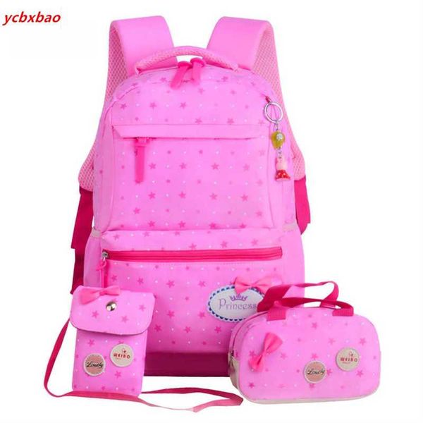 

orthopedics schoolbags backpack for girls teenagers backpacks kids star printing children waterproof school bag mochila infantil