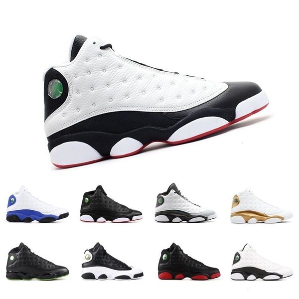 

mens 13s basketball shoes he got game hyper royal black cat dmp mtlc gold chicago 13 men trainers sports sneaker size 8-13