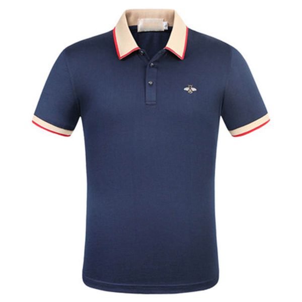 

20ss mens womens polo t shirt fashion men brand polos casual mens designer polo striped neck breathable summer short sleeves1, White;black