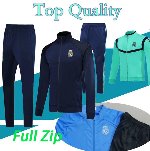 

2020/21 real madrid tracksuit soccer jacket full zipper tracksuit 2019 2020 2021 real madrid maillot de foot isco survÃªtement chandal, Black;yellow