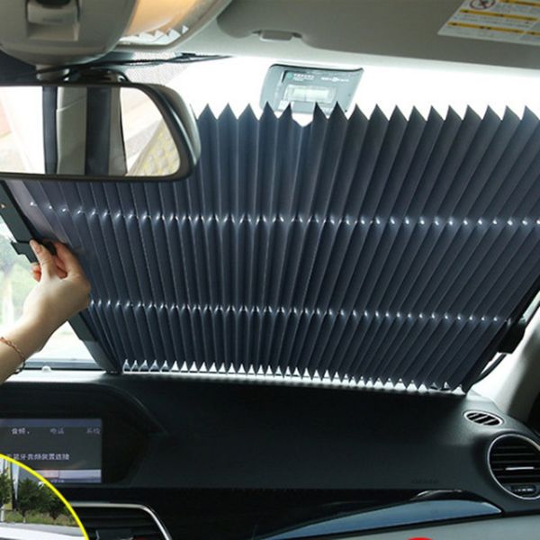 

car window sunshade retractable foldable windshield sunshade cover shield curtain auto sun shade
