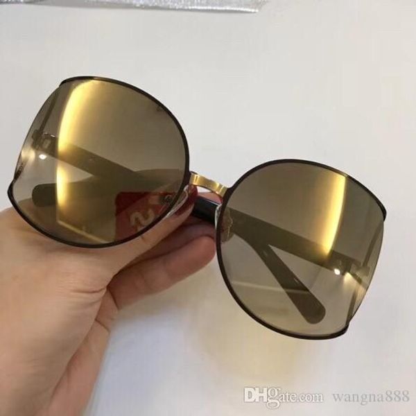 

sf719 sunglasses women designer fashion sunglasses uv protection coating mirror lens full frame plated frame come with box, White;black