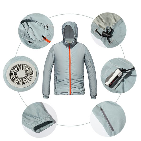 

savior summer air conditioning fishing suit climing suit high temperature work high temperature wear resistance wrinkle safety, Red