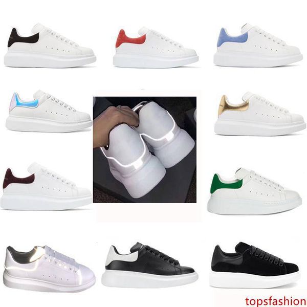 

2020 new 3m designer shoes white transparent fashion oversize luxury sneakers leather shoes leather shoes increase luxury men and women