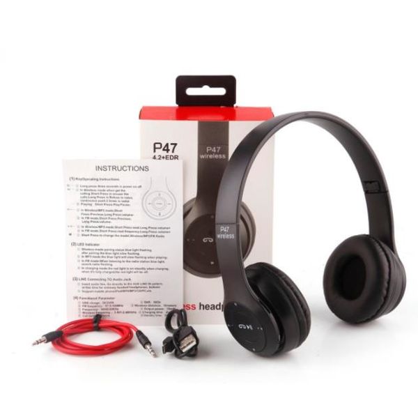 

p47 беспроводной bluetooth наушники шейным ободом гарнитура наушники шумоподавления гарнитура стерео музыка tf поддержка карт