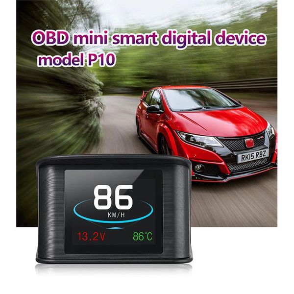 

hud gps obd computer car speed projector digital speedometer display fuel consumption temperature gauge diagnostic tool