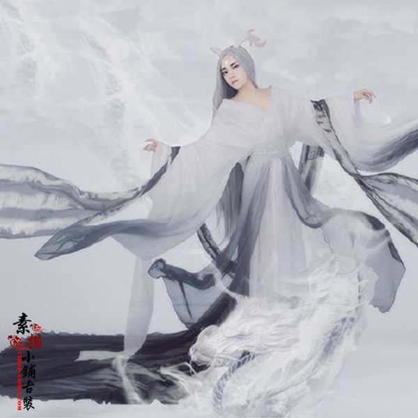 

hai xue bing p house thematic pgraphy costume for women fantasy costume dragon princess, Black;red