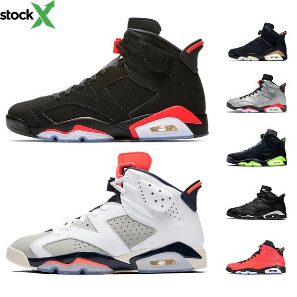 

6s men basketball shoes 2020 new black infrared oregon white toro breathe 6 sports sneakers mens trainers size 7-13