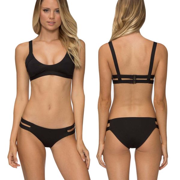 

2009 сексуальное женское бикини, быстро продающее новые купальники простого чистого цвета, купальники оптом из европы и америки, White;black