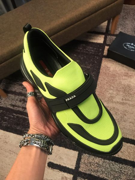 

2019 designer mens luxury shoes trainers sneakers prada 2020 men's casual shoes 38~45 055a-6, Blue