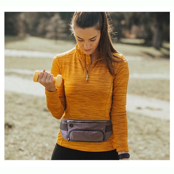 

men women storage running waist bag kettle container hiking multifunctional mountaineering mobilephone carrying waterproof nylon