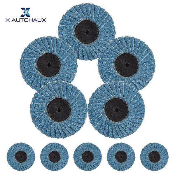 

x autohaux car polishing aluminum oxide 2 inch high density flap disc sanding grinding wheel 80 120 grit 10 20 pcs sandpaper