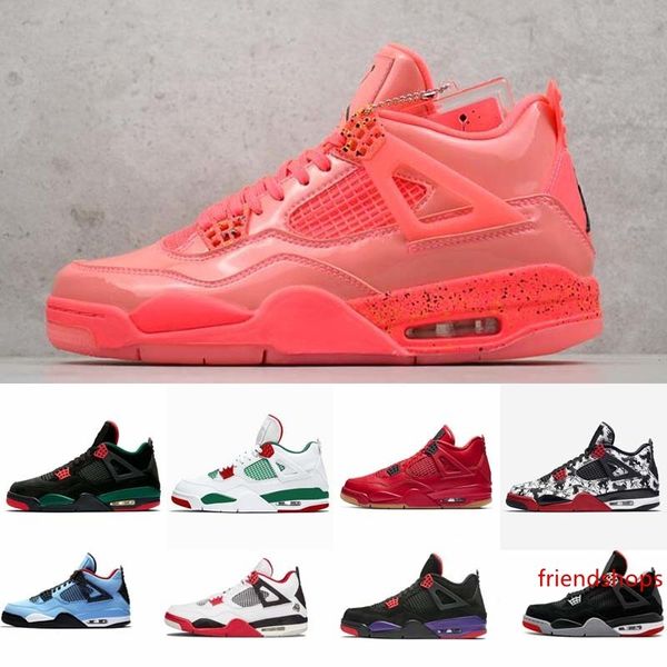 

jumpman 4 nrg hot punch мужская баскетбольная обувь кроссовки дизайнер 4s тату синглы день белый пиццерия кактус джек flight trainers schuhe