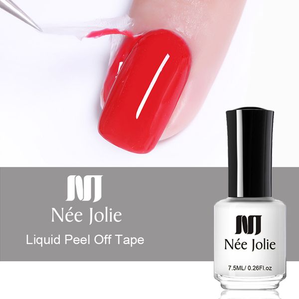 

nail polish nee jolie peel off liquid tape fruity odor-antiing cuticle guard 7.5ml/3.5ml art care tool for