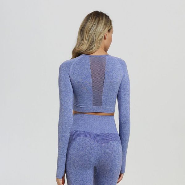 

vital seamless sport shirts long sleeve shirt women gym fitness crop yoga sport t-shirt workout women sports wear, White;red