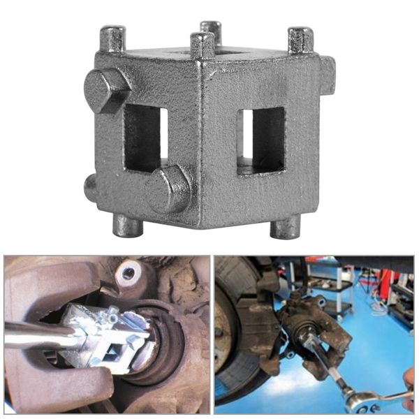 

car rear disc brake piston retractor tool wind back cube calliper adaptor silver