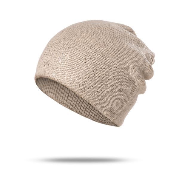 

2019 new winter warm and comfortable hat soft knit c thick warm hat beanies female brand designer design, Blue;gray