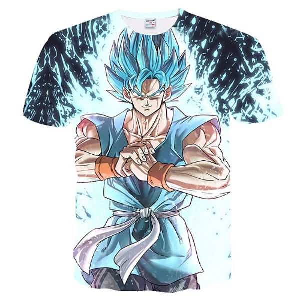 

dressing2020 new summer brand dragon ball goku t shirt 3d t-shirt anime men fashion funny hip hop shirt tshirt cartoon clothing, White;black