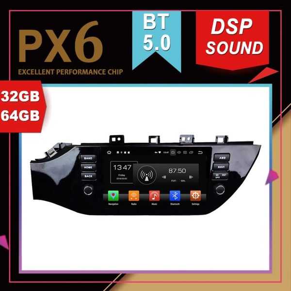 

px6 отличная производительность android 9.0 car multimedia gps для kia k2 rio 2017-2018 россия dsp sound recorder navigationtape радио автом
