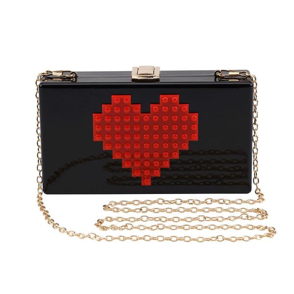

luxury women bag purse hand bag designer handbags shoulder clutch evening solid acrylic box bolsa feminina