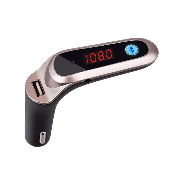 

wireless bluetooth fm transmitter modulator usb car kit mp3 player usb charging handportable charger #f