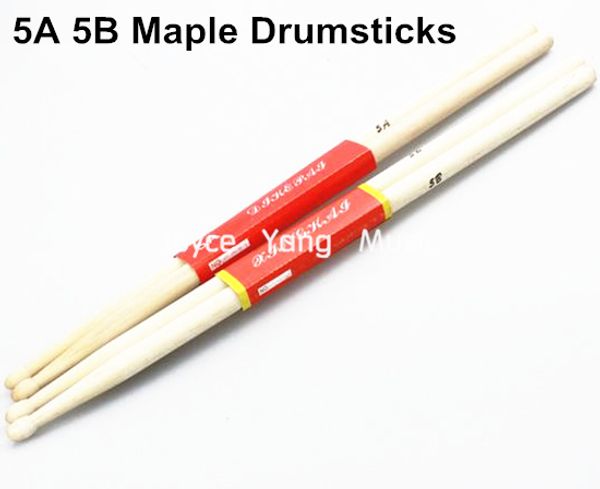 

niko 2 pairs of maple wood oval tip drum sticks 5a 5b drumsticks wholesales