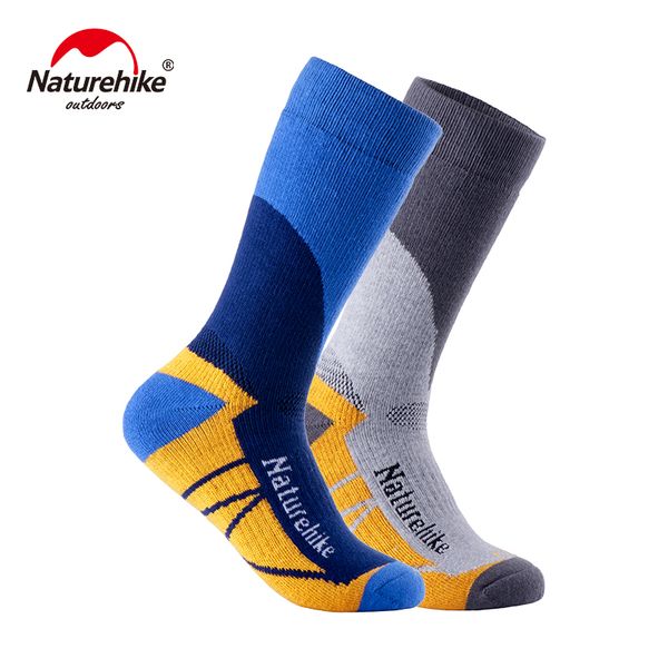 

naturehike men and women high-thermal socks winter outdoor hiking sports socks nh15a015-w, Black