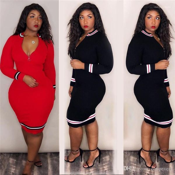 

neck bodycon dress spring autumn ol fashion designer dresses women v, Black;gray