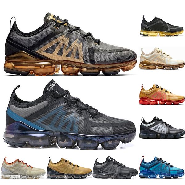 

new fashion knitting running shoes mens womens designer sneakers volt black gold lightweight sport shoes for outdoor fitness trainers 36-45