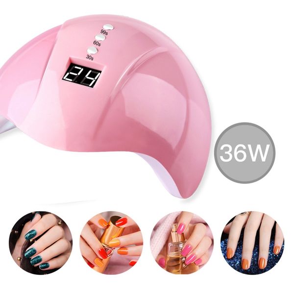 

nail dryer lamp uv led light 36w 12led timer setting nail polish curing lamp dryers products