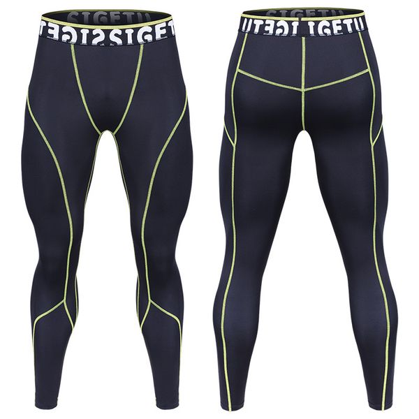 

mens tigh comprs runn tigh basketb tigh trouser pants bodybuilding mens tights joggers jogging skinny black leggings trousers, Black;blue