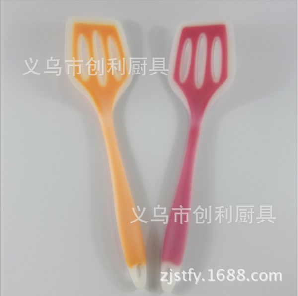 

spot supplies new type environmental protection silica gel truner no stick pan spatula translucent kitchenware