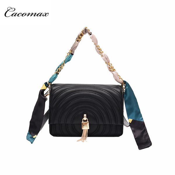

western style women's bag 2019 autumn and winter new joker texture messenger bag fashion atmosphere small square handbag
