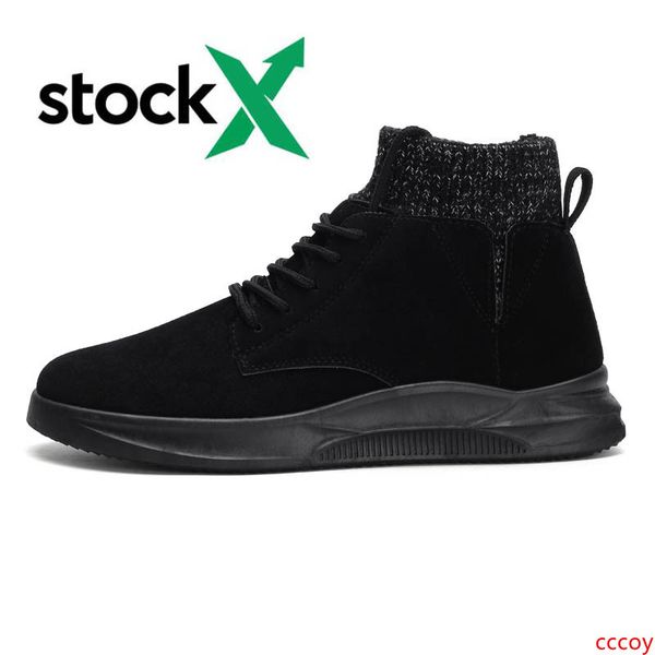 

stock x designer snow winter boots classic men women tall high for winter black white grey fashion wholesale sneakers size 39-44