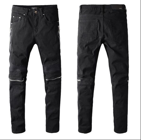 

2020 new arrival men designer jeans denim embroidery pants 40size 28-40 05, Blue