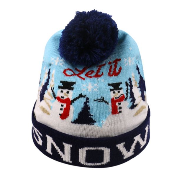 

christmas winter hats knitted cap colorful shiny soft warm beanie hat santa claus christmas hat party decorations new year gifts, Blue;gray