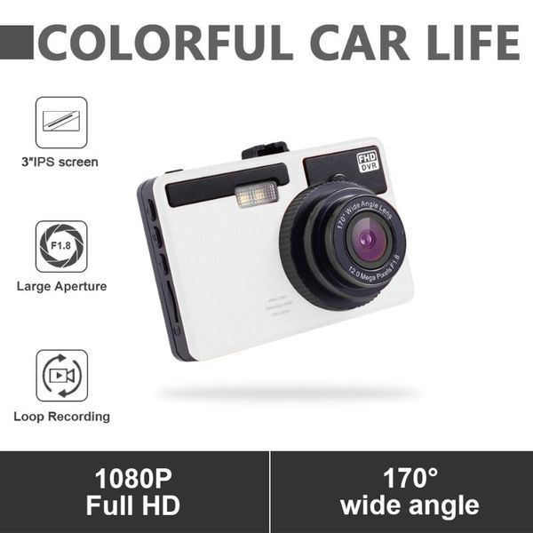 

1080p hd 3 inch car dvr camera dvr dash cam wide angle dash camera
