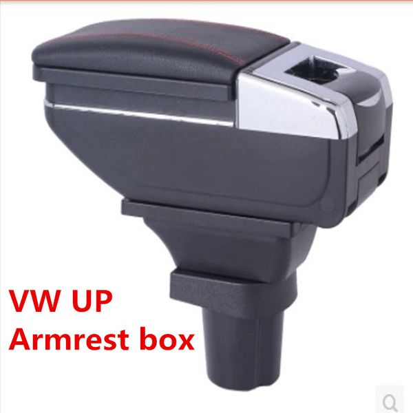 

for vw up armrest box central store content box products interior armrest storage car-styling accessories parts 2009-2018