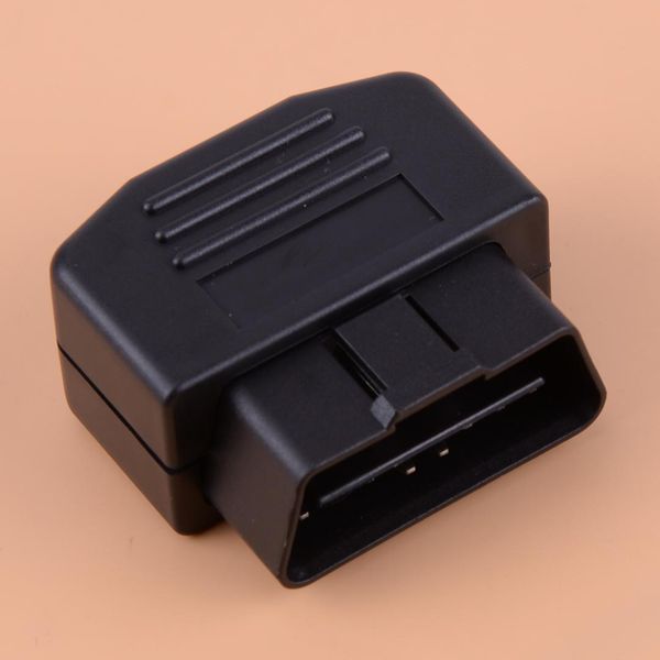 

16 pin obd2 ii l type male terminal diagnostic adaptor connector cable wire socket plug with shell and screw