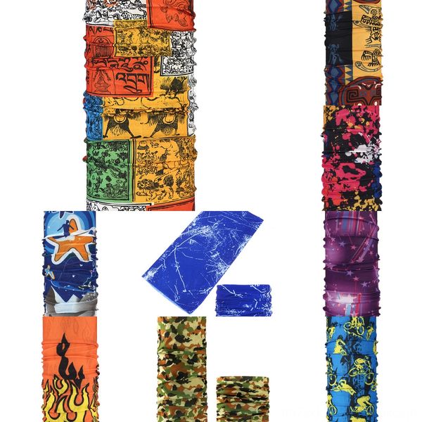 

4corw 3d cycling headscarf neck scarf motorcycle face scarfs windproof uv headband skull face shield bandana ciclismo masks, Black