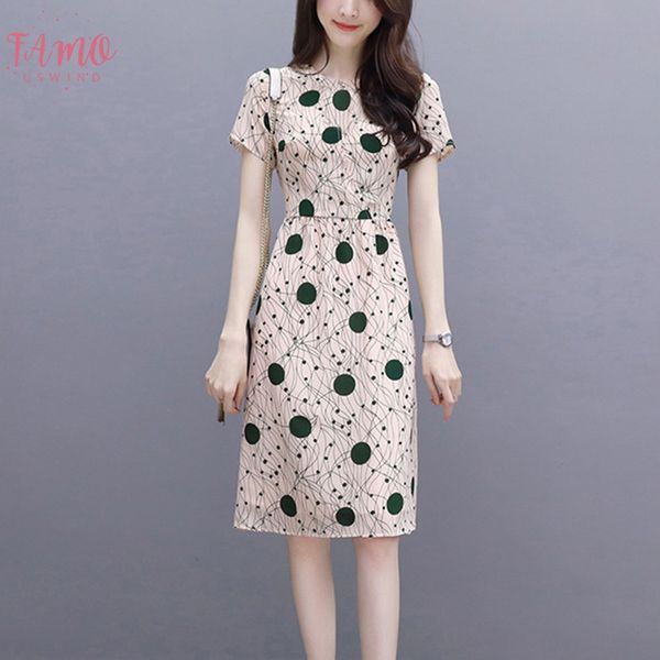 

женское платье летнее элегантное платье empire slim high waist wave point летние платья женская одежда с коротким рукавом офисные платья, Black;gray