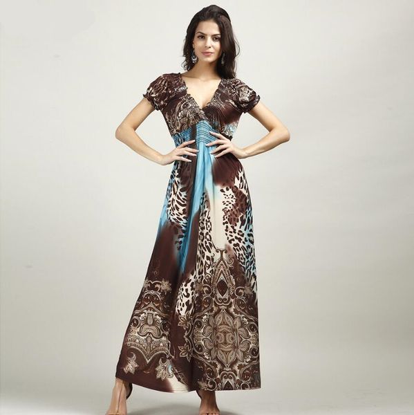 

fashion woman women's wear summer new maxi dresses bohemian dress big code ice silk dress sellers, Black;gray