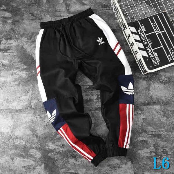 

fashion designer pants for mens track pants joggers with ad letters luxury men sweatpants drawstring joggers men women pants wholesalel6, Black