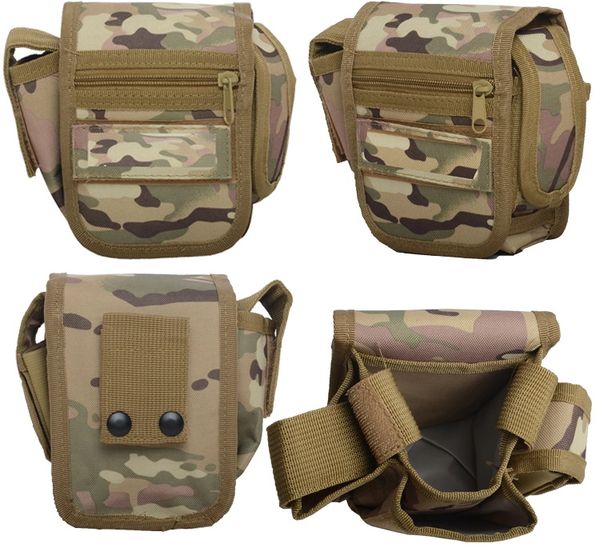 Ao Ar Livre Tactical Molle EDC Bolsa Utility Gadget Cintura Cintura Bolsa 1000D Equipamento Militar Portátil À Prova D 'Água Camping Caminhadas Sacos