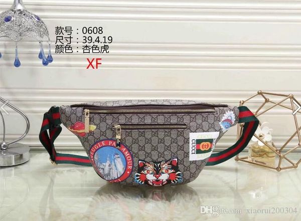 

2020 высокое качество новые женские поясные сумки несколько графических сумок pu free shipping004, Black