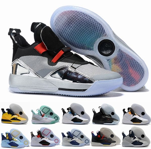 

2019 jumpman xxxiii 33s mens basketball shoes 33 goes full red black silver visible cny year of the pig yellow sports sneakers 7-12, White;red