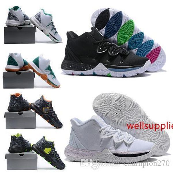 

продажа горячая 2019 kyrie iv 5 баскетбольная обувь мужская iv 5 золото / чемпионат mvp финал тренировочные кроссовки дизайнерские спортивны