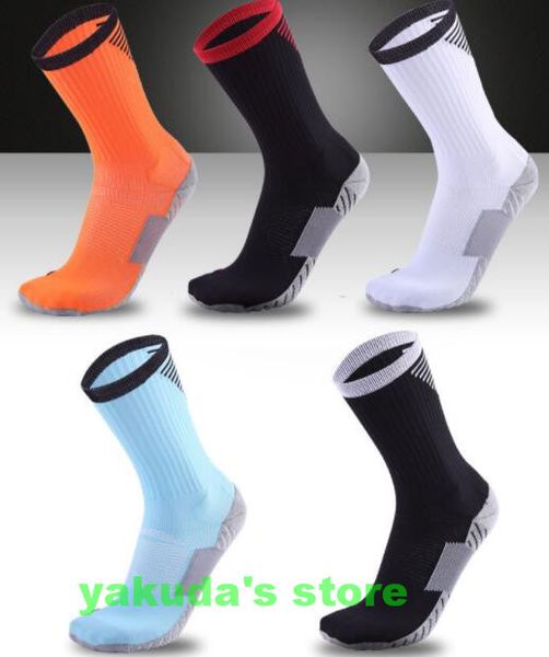 

fashion comfortable basketball socks middle tube professional sports socks running antiskid thickened towel bottom fitness yakuda training, Black