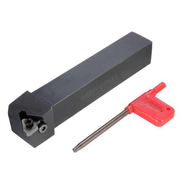 

metal ser2020k16 cnc lathe turning holder + 16er ag60 inserts with wrench