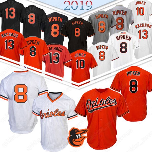 

8 Cal Ripken Jr. Baltimore Jerseys Oriol 12 Roberto Alomar 13 Manny Machado 10 Adam Jones Jersey 2019